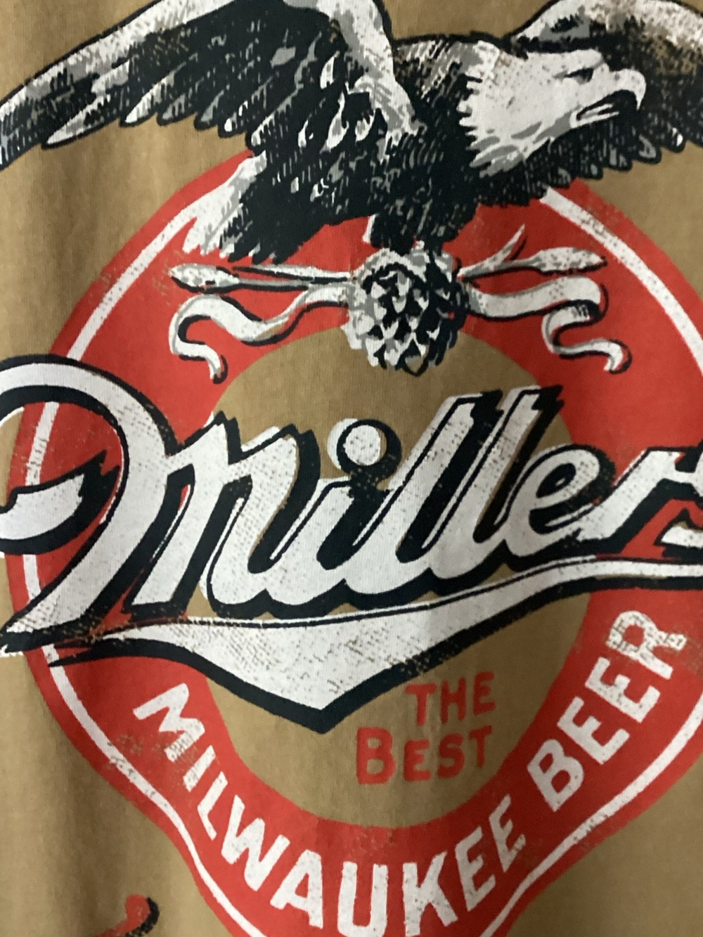 Vintage Miller High Life  Milwaukee Beer T-Shirt. Size XL